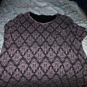 Plus size pajama tshirt dress